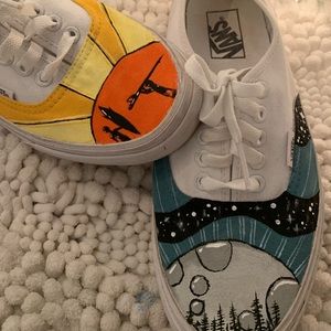 hand painted vans ✨